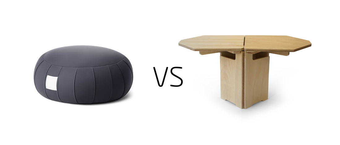 Meditationsbank vs. Meditationskissen